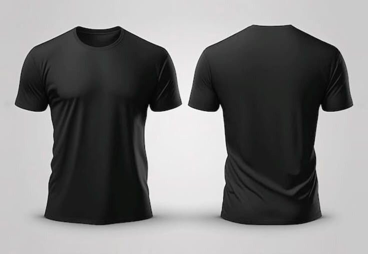 T-shirt noir classique