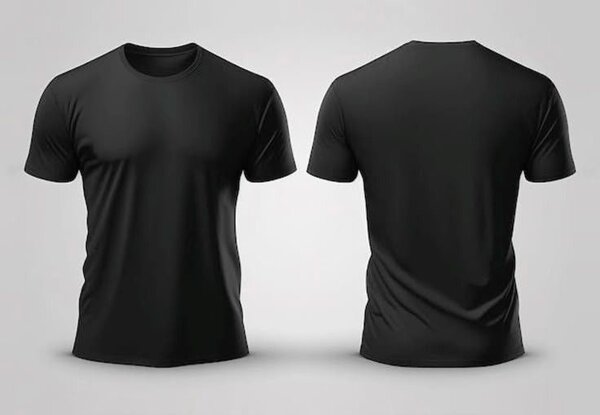 T-shirt noir classique