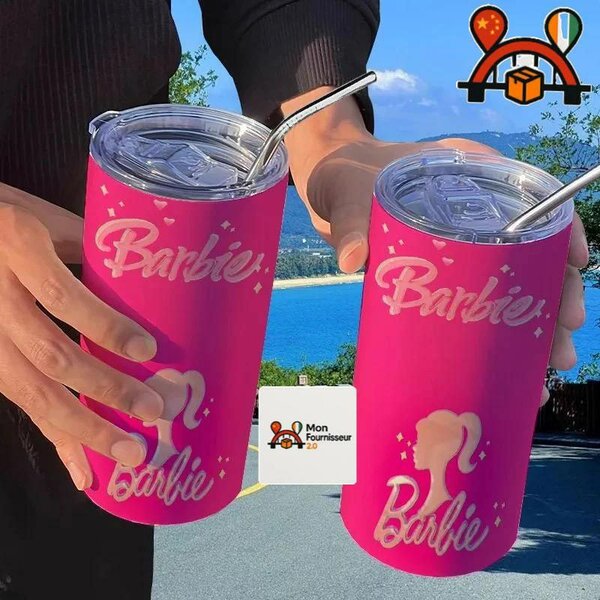 Gobelet isotherme Barbie stylé