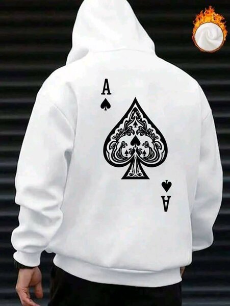 Sweat-shirt à capuche imprimé