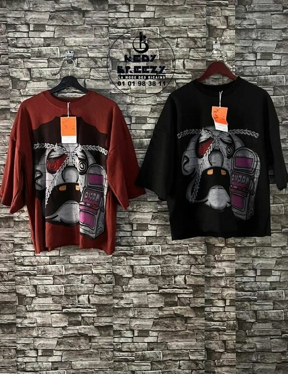 T-shirt oversize graphique