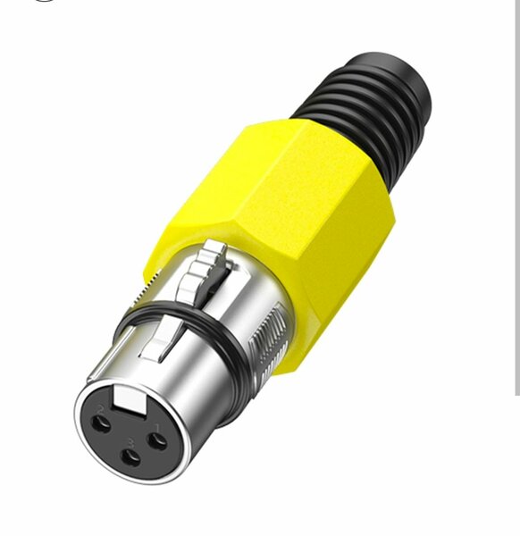 Connecteur XLR 3 Pins Colorés