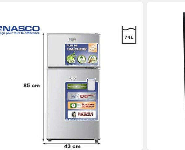 Réfrigérateur 74L Économique