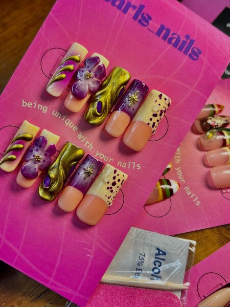 Floral 3D Nail Art Set