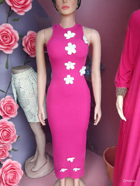 Robe rose