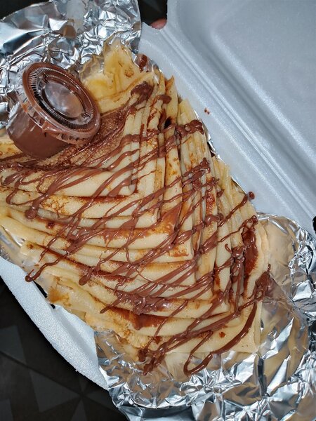 Crêpes fourrées au Nutella