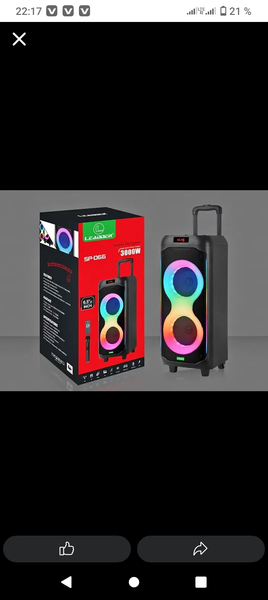 Enceinte Bluetooth Lumineuse Portable