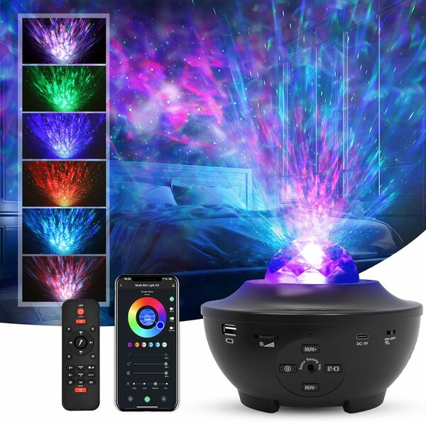 Projecteur étoiles LED Bluetooth