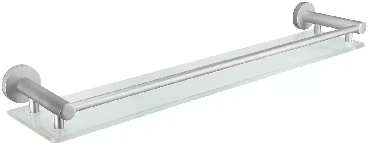 Modern Glass Bathroom Shelf