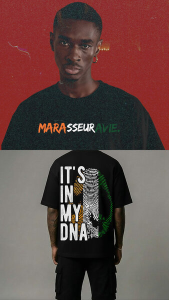 T-shirt "SPÉCIAL CAN" noir