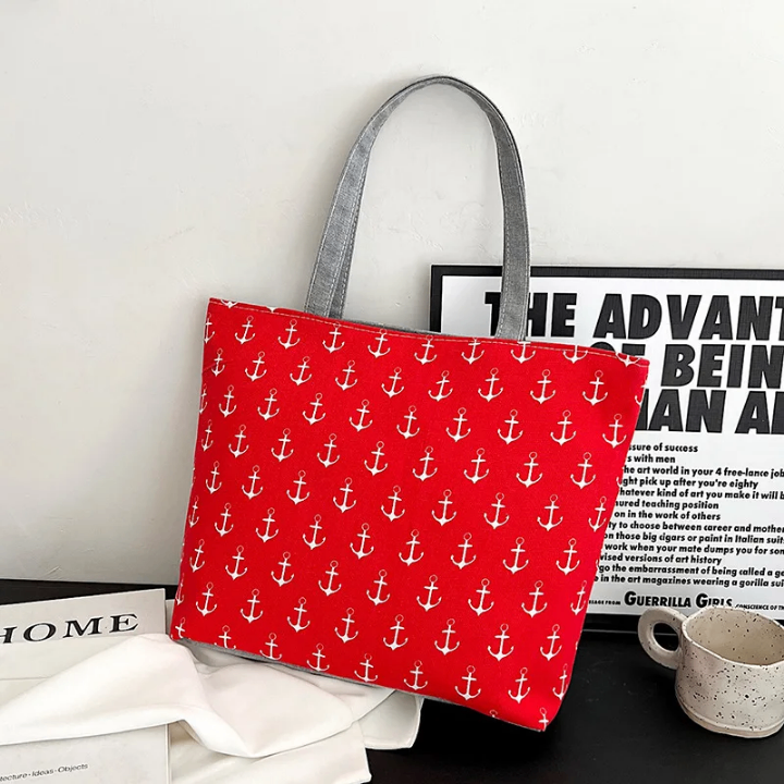 Sac fourre-tout marin rouge