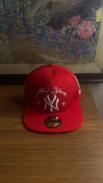 Casquette NY Rouge