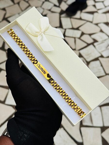 Bracelet personnalisé en acier inoxydable