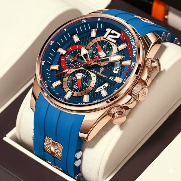 Montre Chronographe Luxe Homme