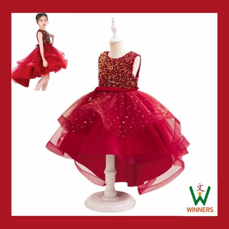 Robe princesse, Rouge Éclatant