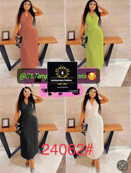 Robe Plissée Élégante Femme