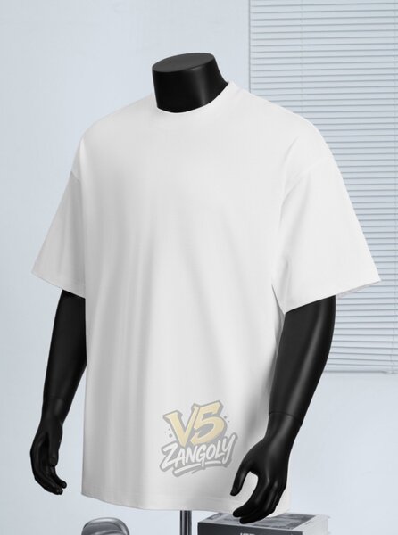 T-shirt Oversize blanc unisexe