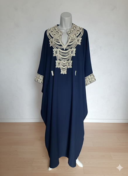 Boubou noir  élégant