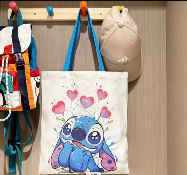 Tote Bag Enfant avec Motif Cartoon