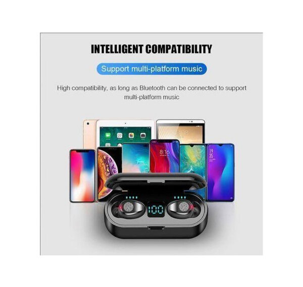 Écouteurs Bluetooth 5.0 LED