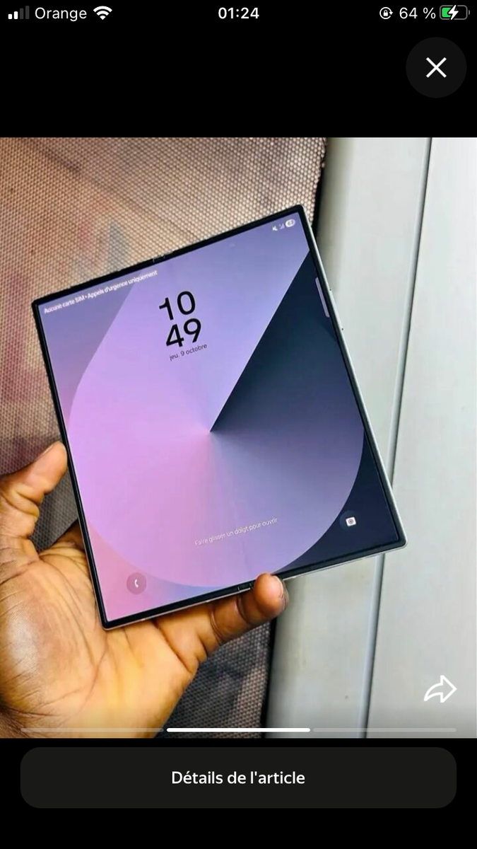 Tablette pliable performante