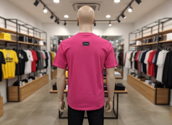 T-shirt Homme Rose "God bless"