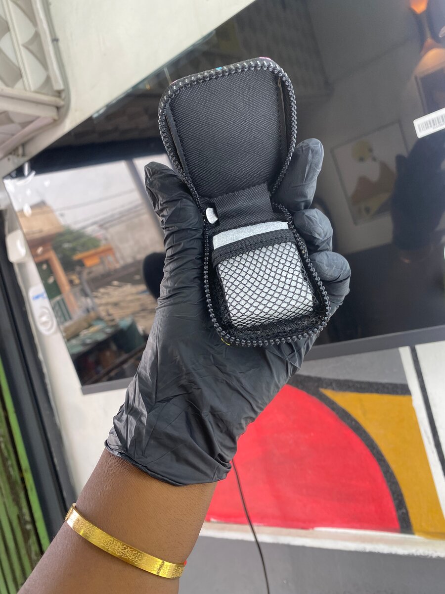 Porte-clés étui en cuir