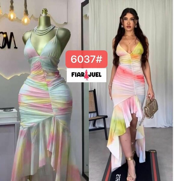 Robe d'été dégradée élégante