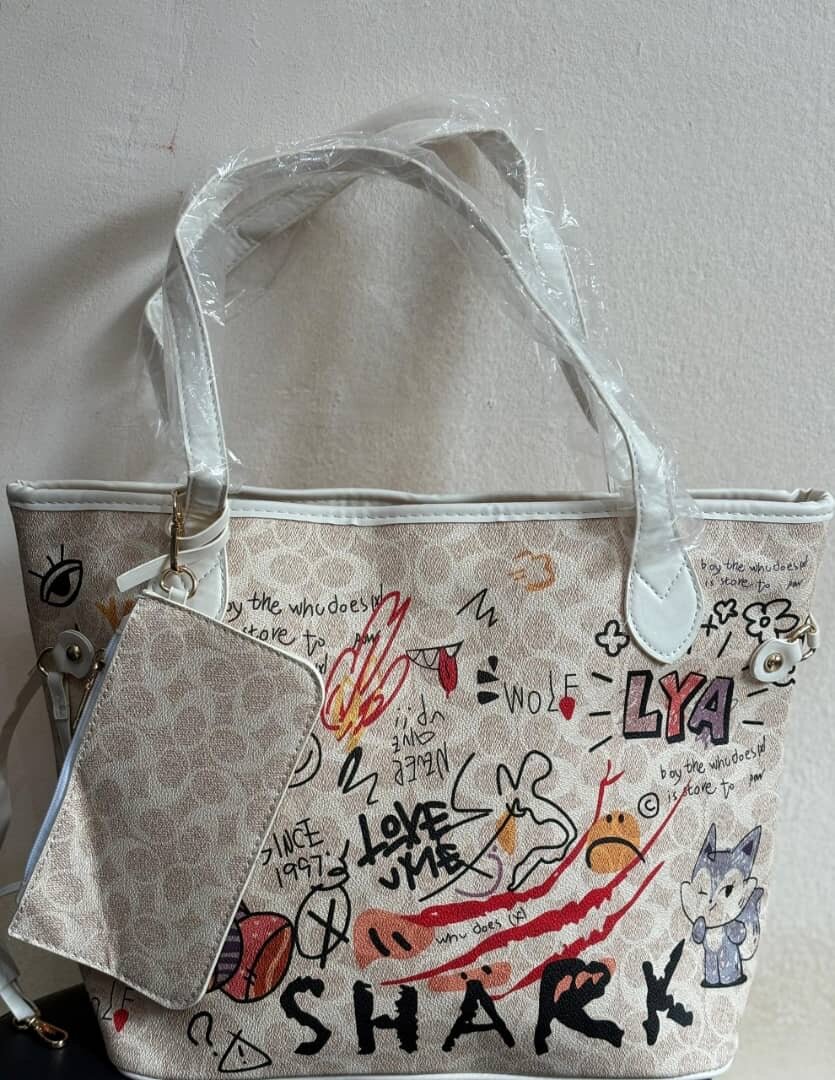 Sac cabas tendance graffiti