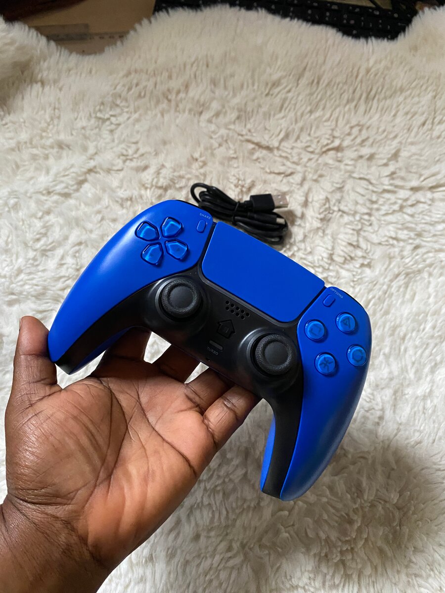 Manette de Jeu Sans Fil Bleue