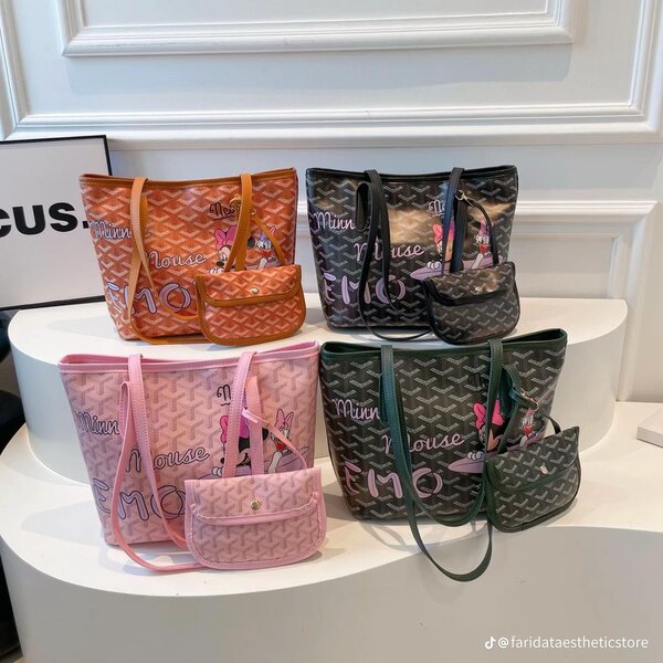 Minie mouse tote sac