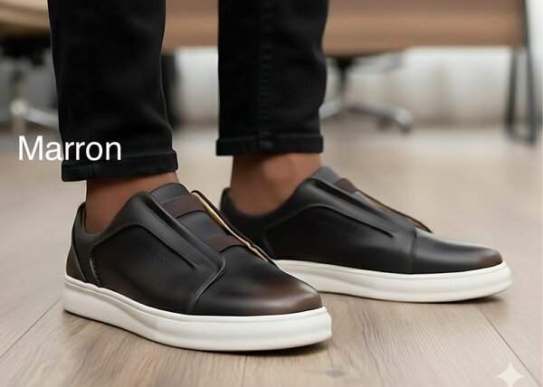 Baskets Marron Homme Élégantes