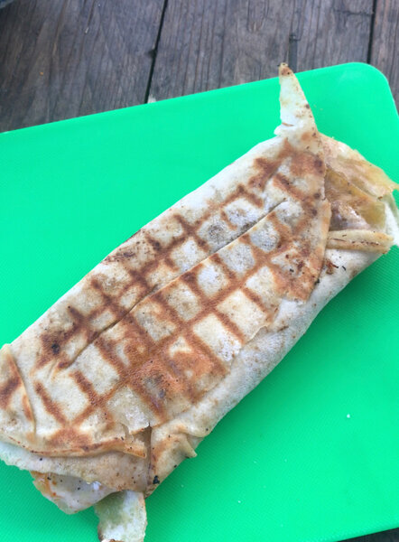 Délicieux wrap grillé