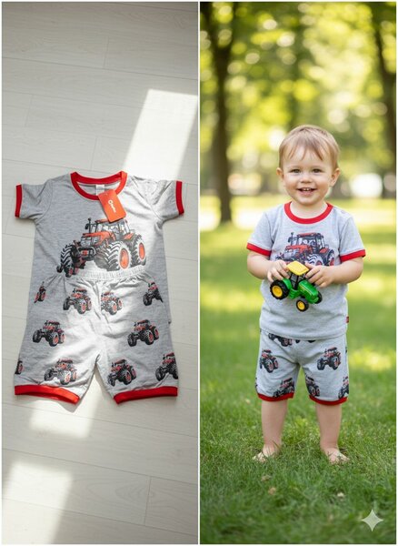 Pyjama bébé tracteur