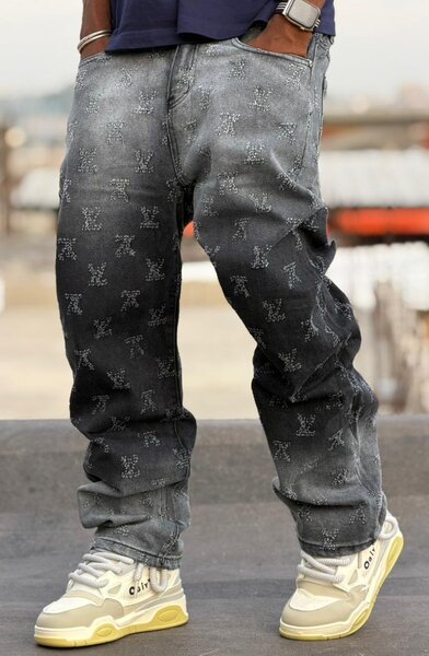 Jean Baggy Imprimé Homme