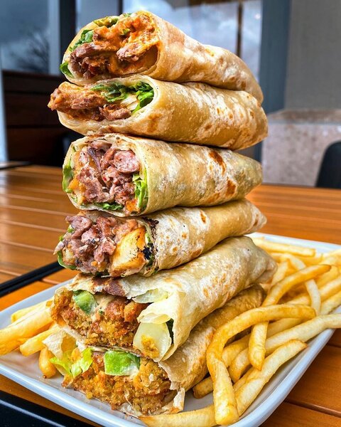 Schawama savoureux au poulet