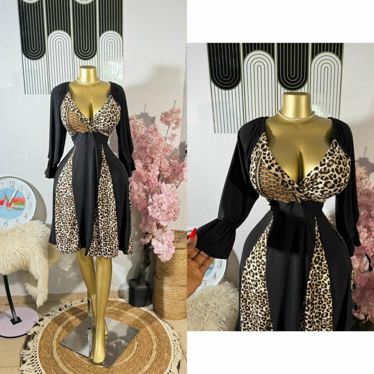 Robe élégante imprimée