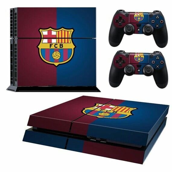 Autocollant pour PS4, Real Madrid, FC Barcelone