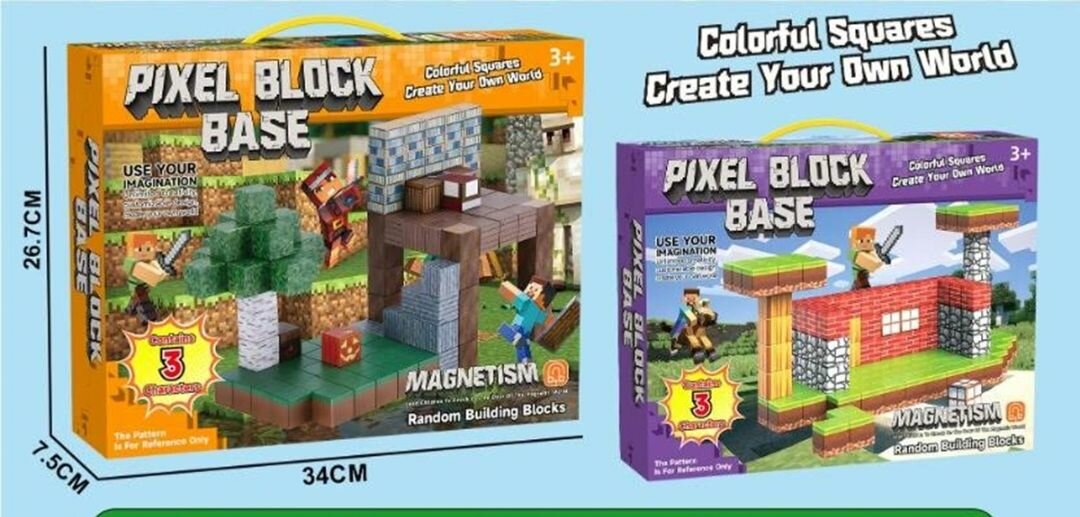 Jeu de Construction Magnétique 3D