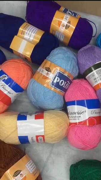 Laine Acrylique Multicolore