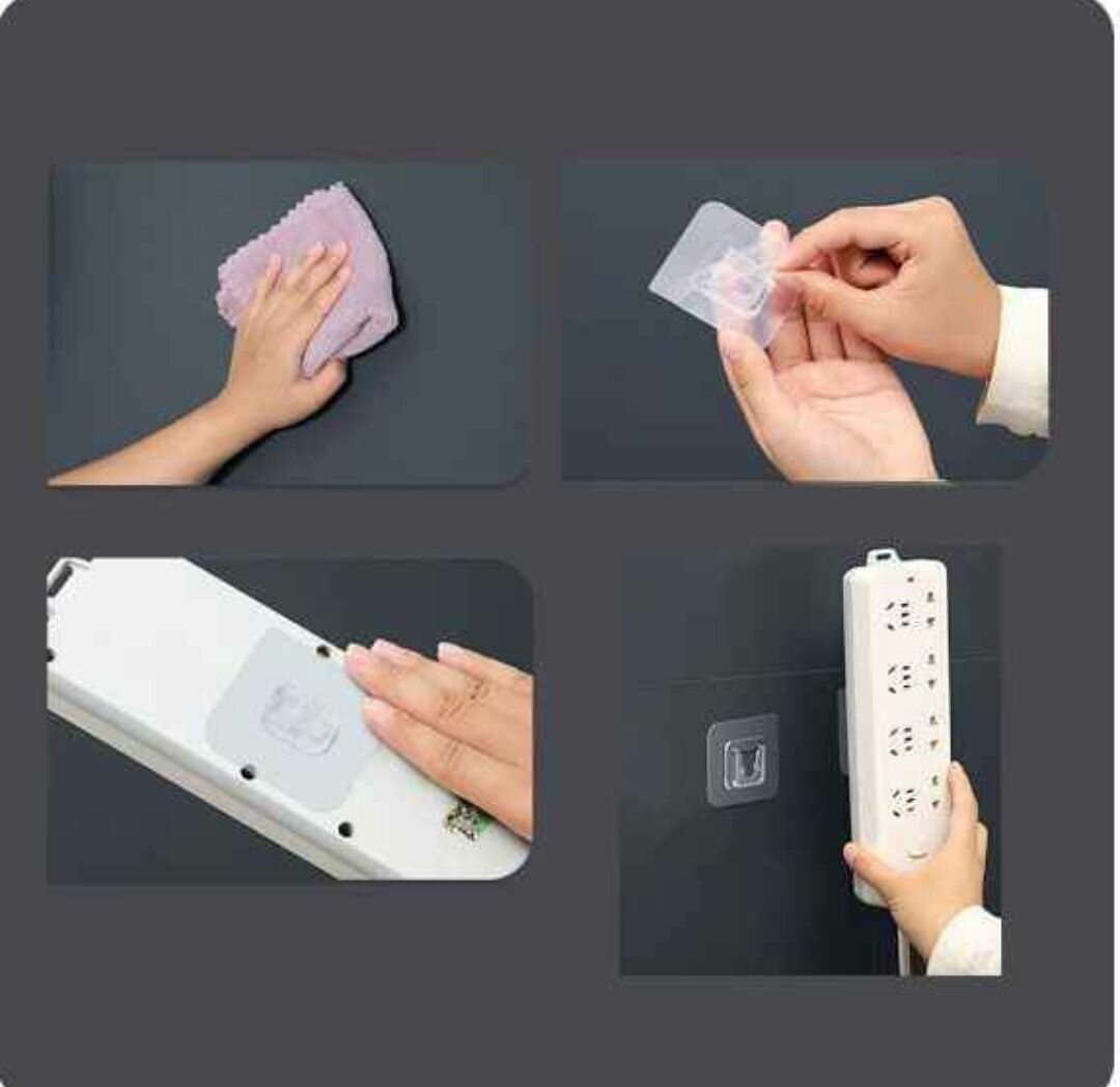 Crochets adhésifs muraux multi-usages