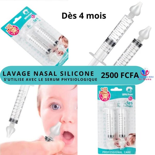 Lavage nasal silicone bébé