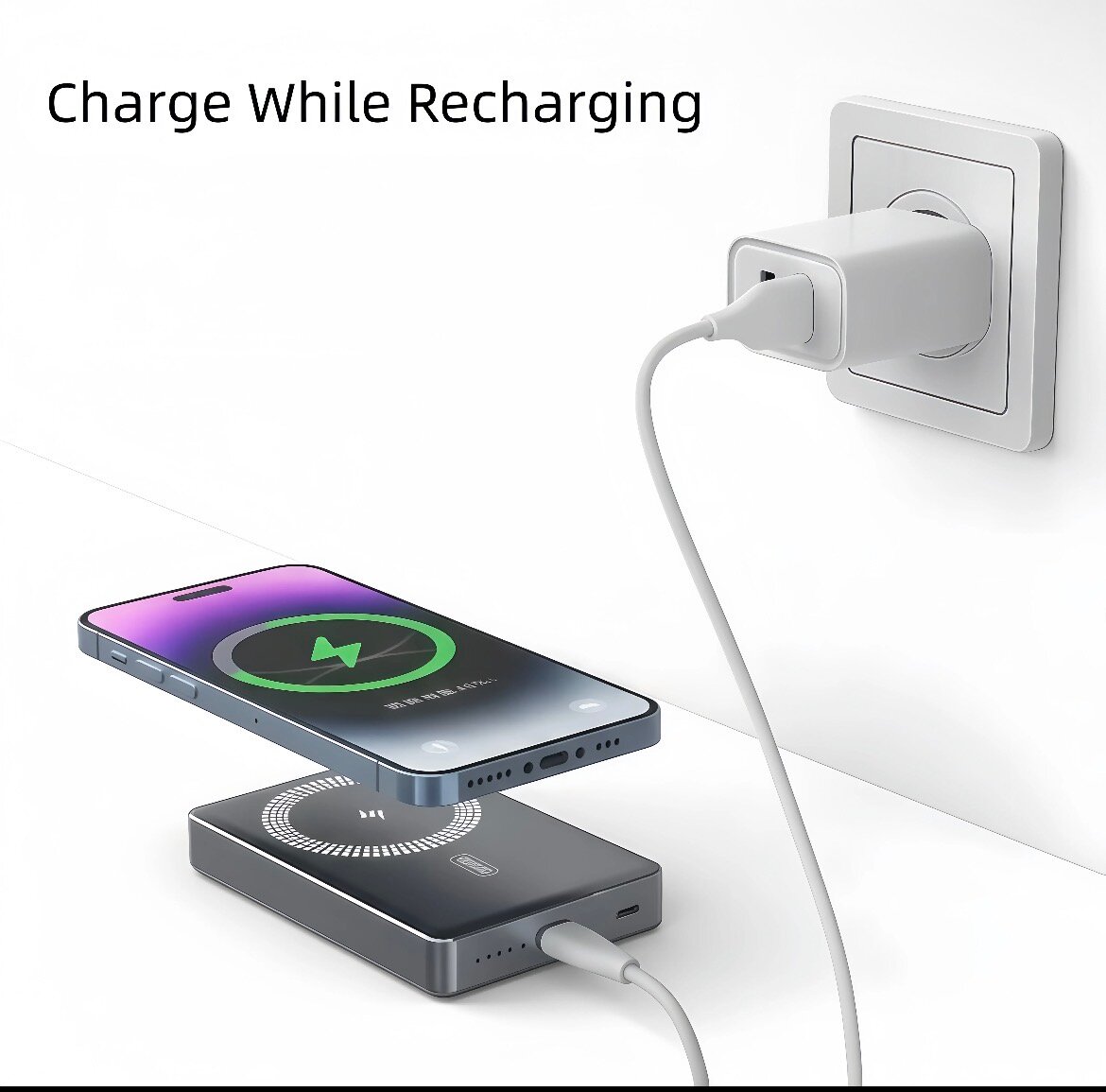 Chargeur portable magnétique 5000mAh
