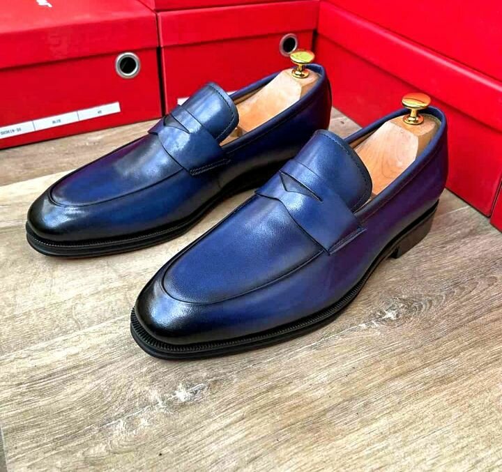 Mocassins élégants en cuir