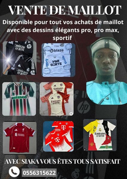 Maillot moins cher 
