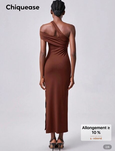 Robe asymétrique élégante