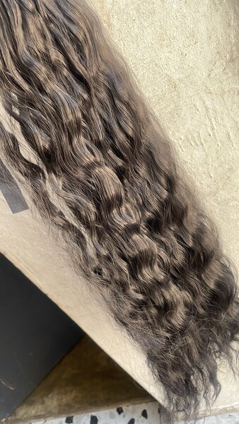 Extension de cheveux ondulés