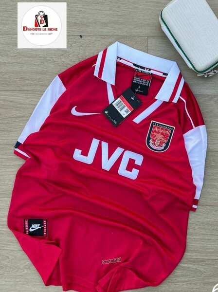 Maillot de Foot Rouge Vintage