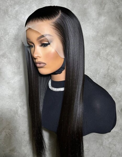 Perruque Lace Front lisse