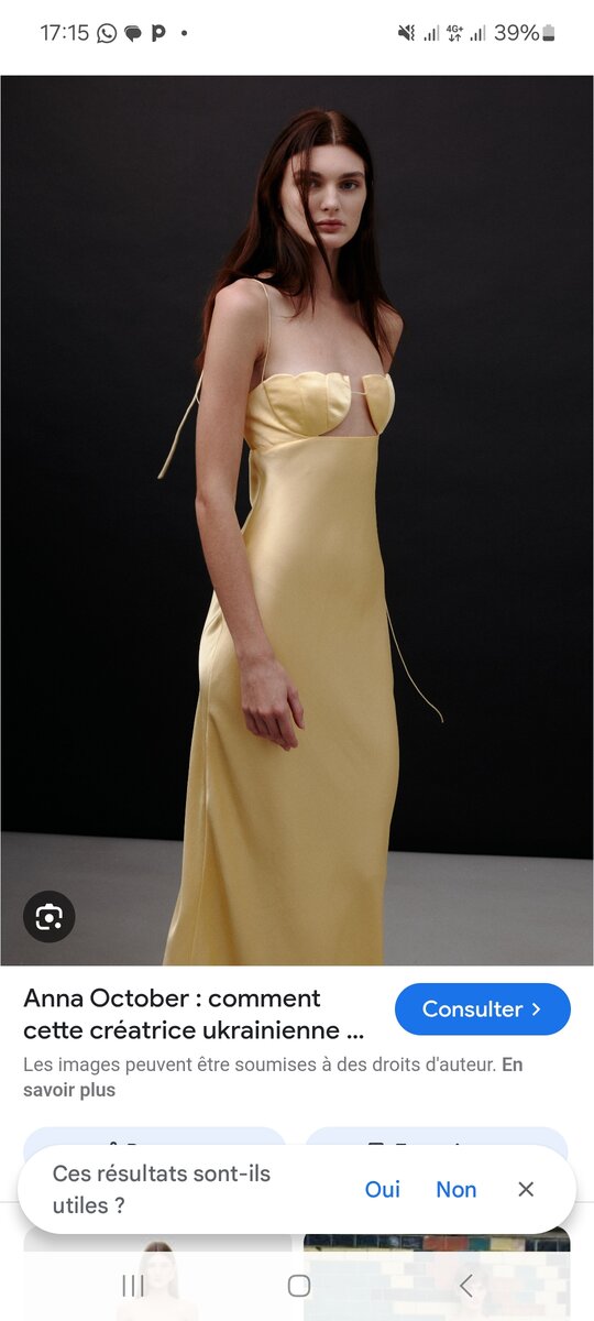 Robe longue satinée élégante